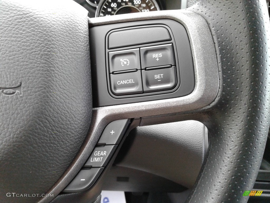 2021 Ram 3500 Tradesman Crew Cab 4x4 Black Steering Wheel Photo #142364795