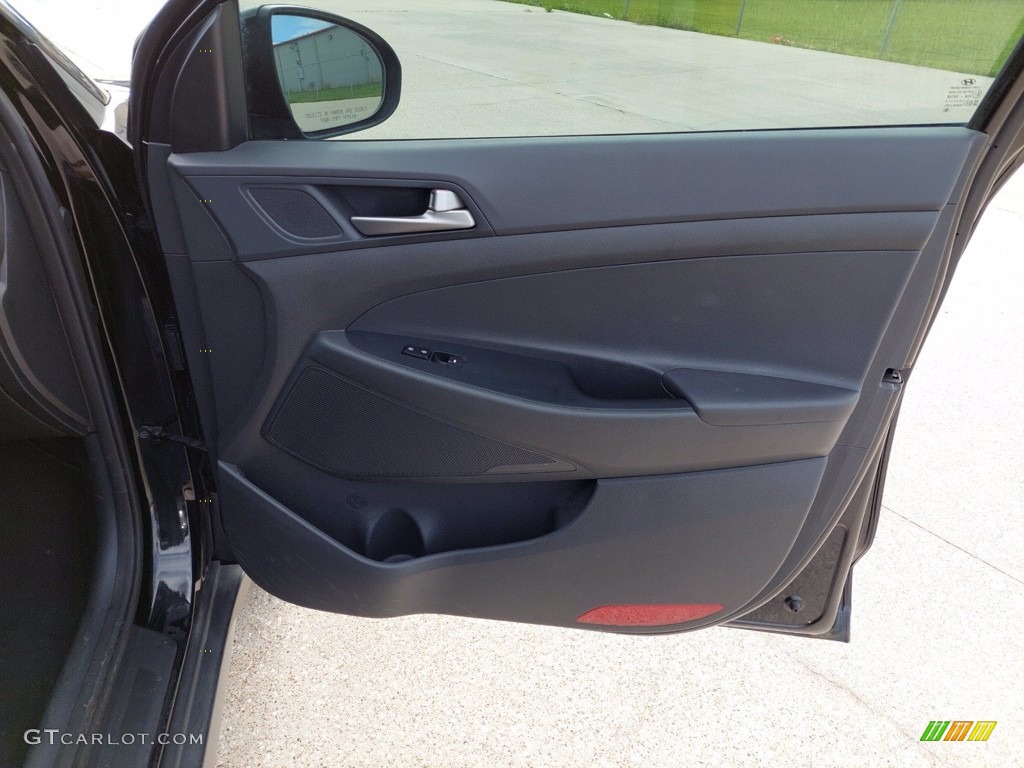 2018 Hyundai Tucson Value Black Door Panel Photo #142366099