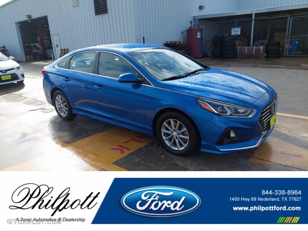 2018 Sonata SE - Electric Blue / Gray photo #1