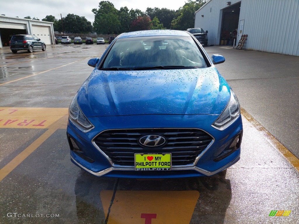 2018 Sonata SE - Electric Blue / Gray photo #2