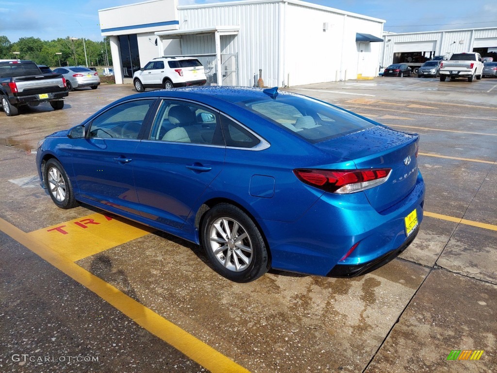 2018 Sonata SE - Electric Blue / Gray photo #5