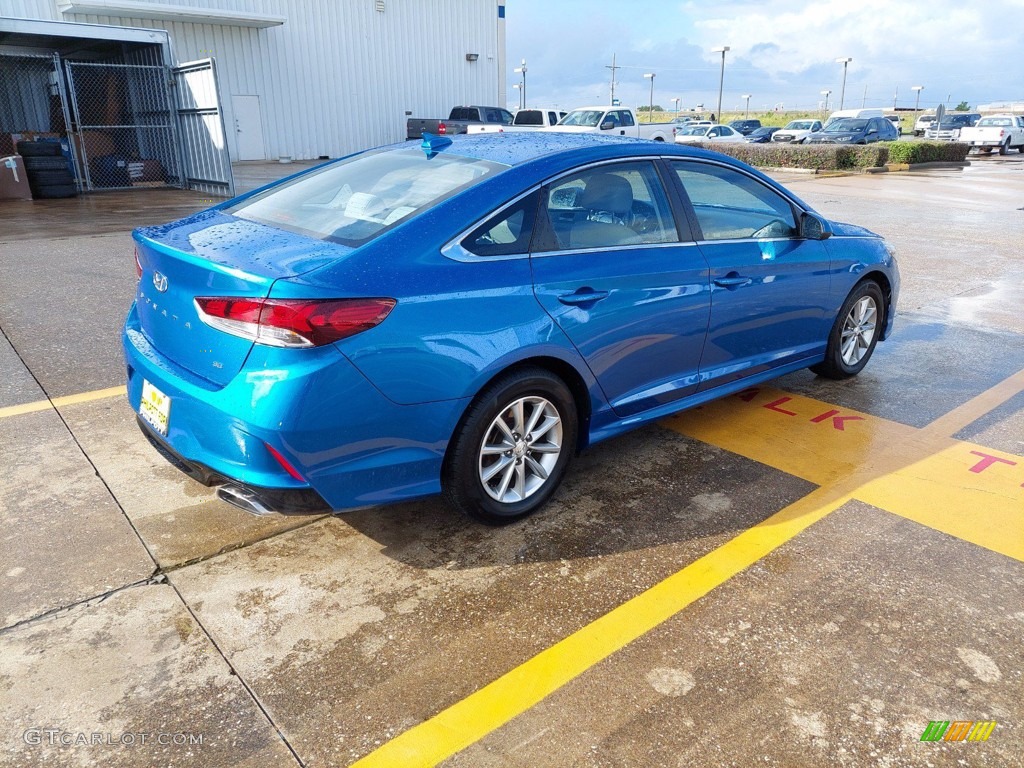 2018 Sonata SE - Electric Blue / Gray photo #7