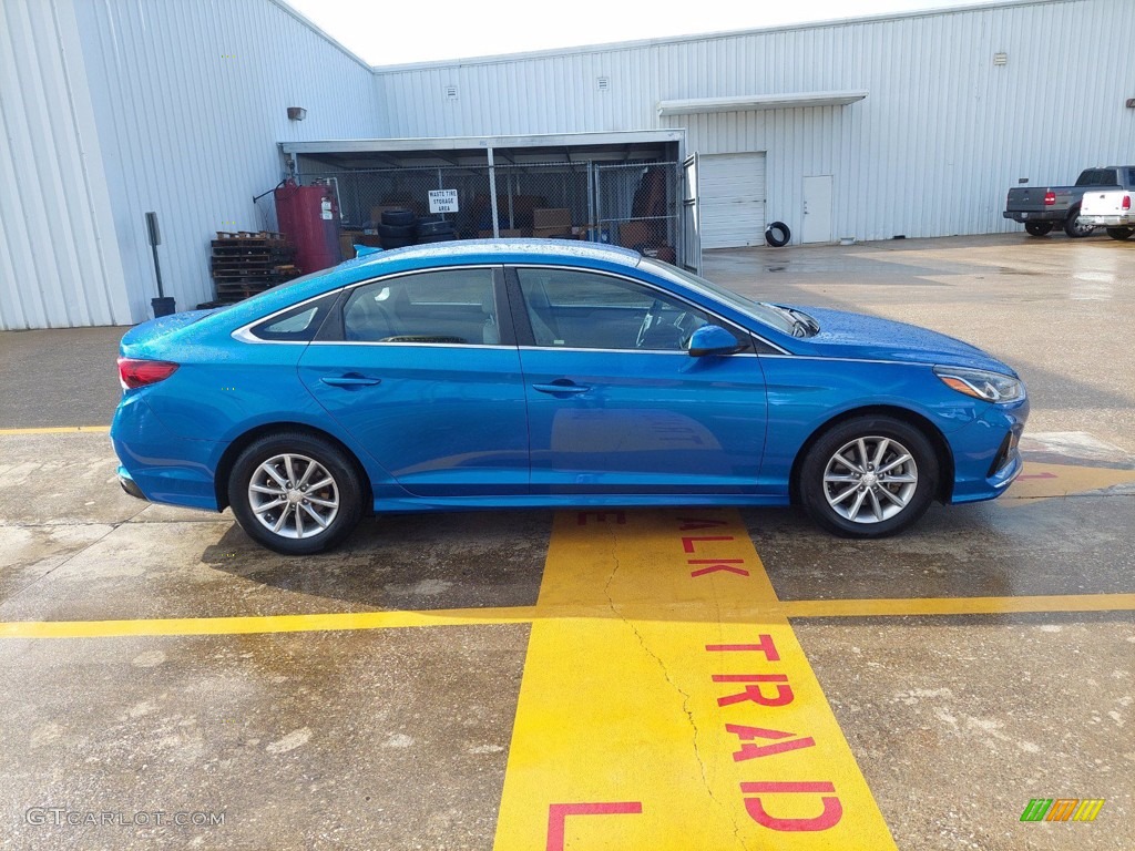 2018 Sonata SE - Electric Blue / Gray photo #8