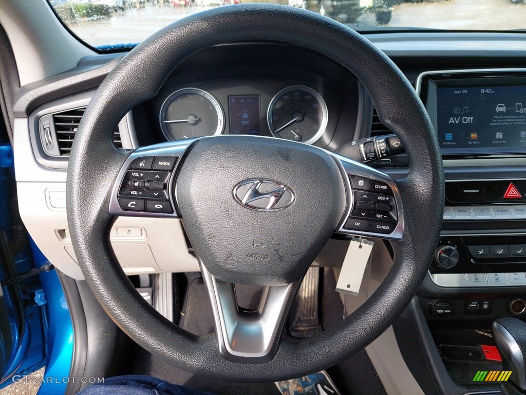 2018 Sonata SE - Electric Blue / Gray photo #13
