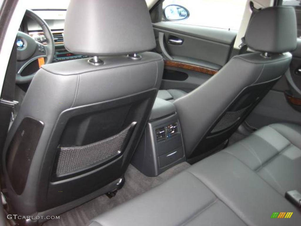 2007 3 Series 328xi Sedan - Titanium Silver Metallic / Black photo #14