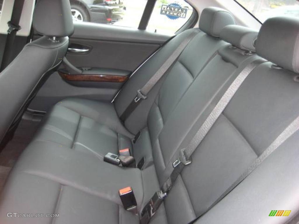 2007 3 Series 328xi Sedan - Titanium Silver Metallic / Black photo #15