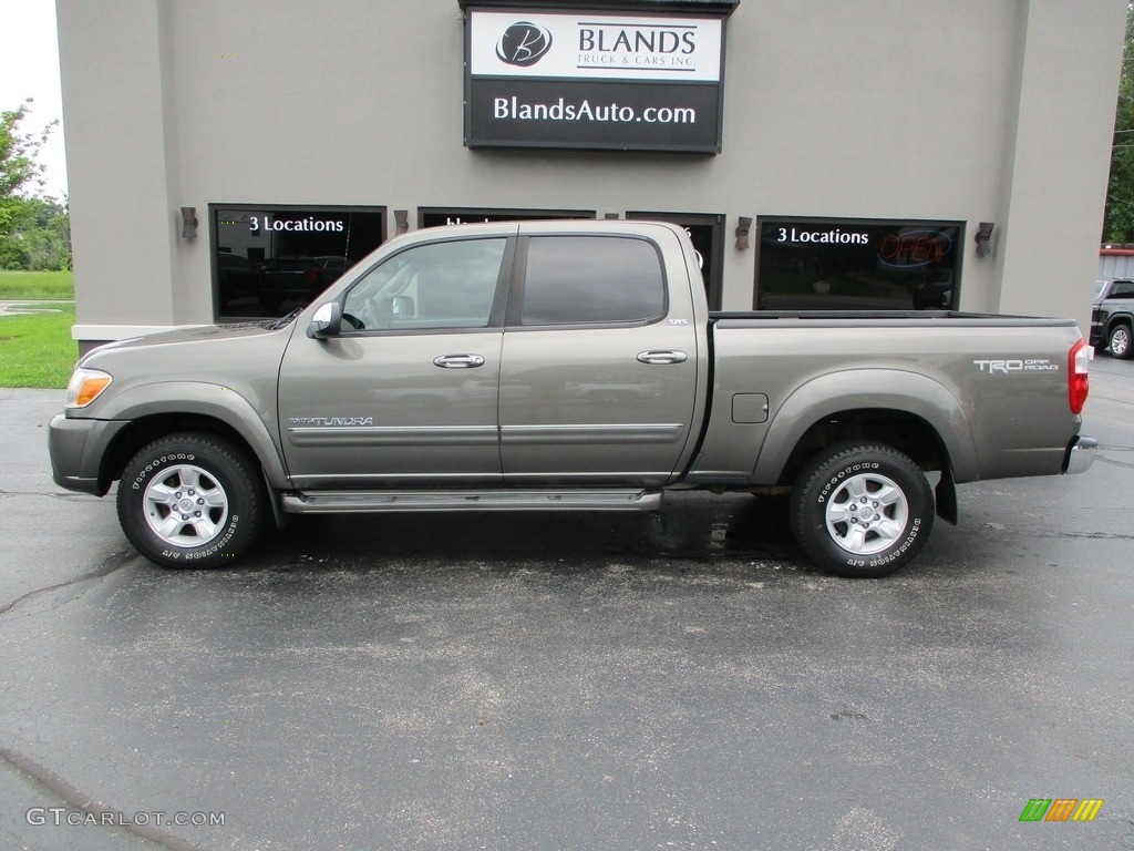 2005 Tundra SR5 Double Cab 4x4 - Silver Sky Metallic / Dark Gray photo #1