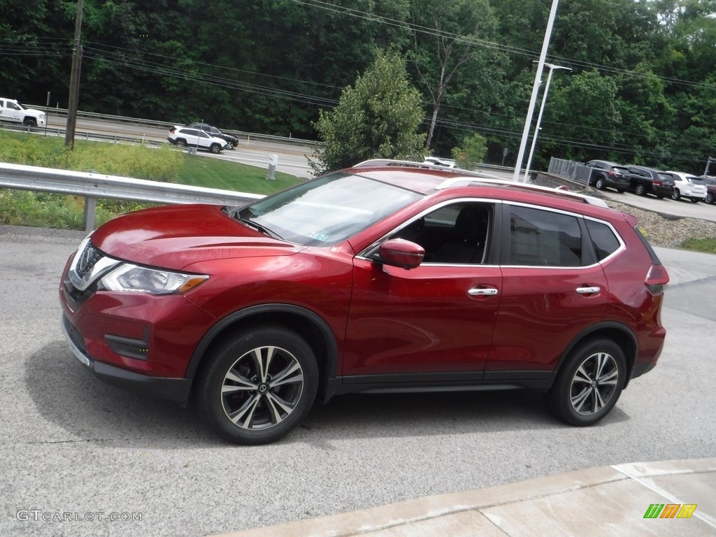 2019 Rogue SV AWD - Scarlet Ember / Charcoal photo #10