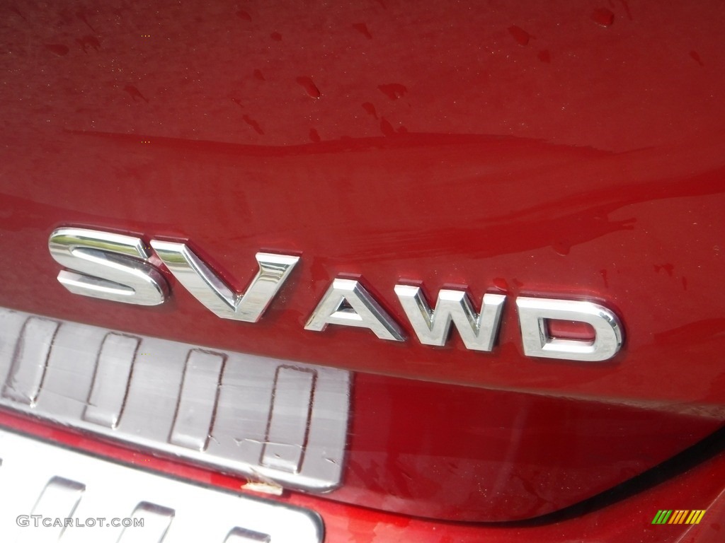 2019 Rogue SV AWD - Scarlet Ember / Charcoal photo #14