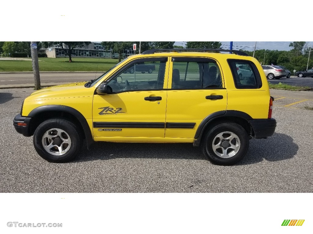 Yellow 2003 Chevrolet Tracker ZR2 4WD Hard Top Exterior Photo #142371190
