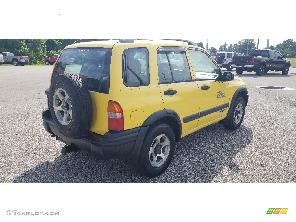 2003 Tracker ZR2 4WD Hard Top - Yellow / Medium Gray photo #5