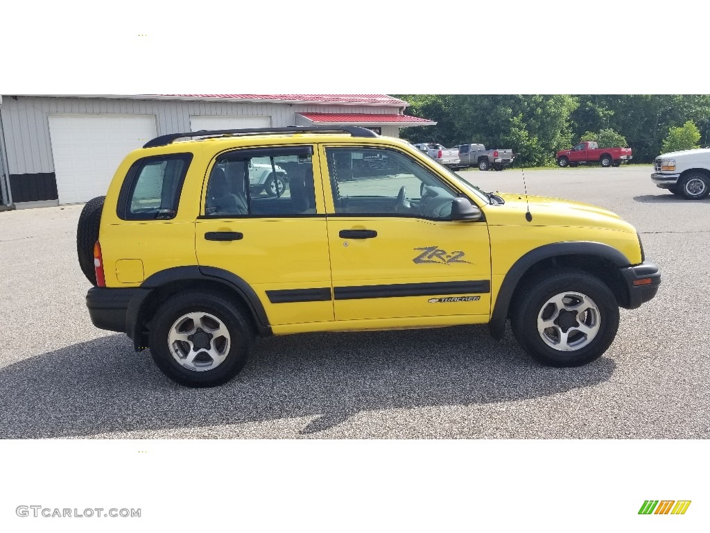 2003 Tracker ZR2 4WD Hard Top - Yellow / Medium Gray photo #6