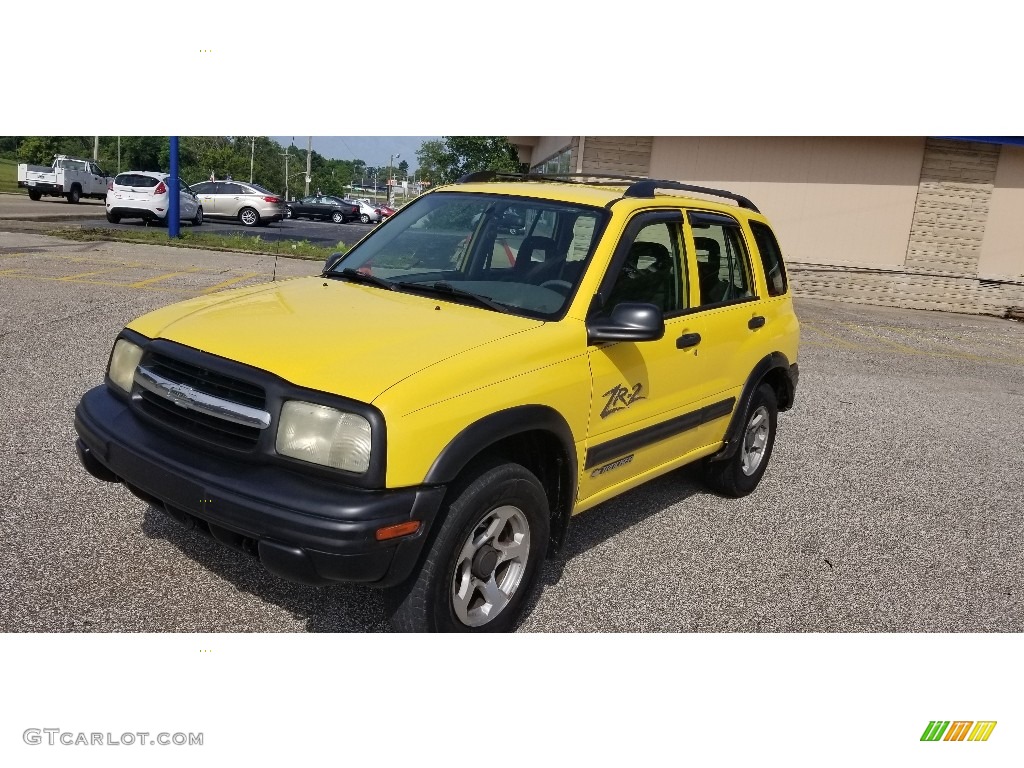 2003 Tracker ZR2 4WD Hard Top - Yellow / Medium Gray photo #10