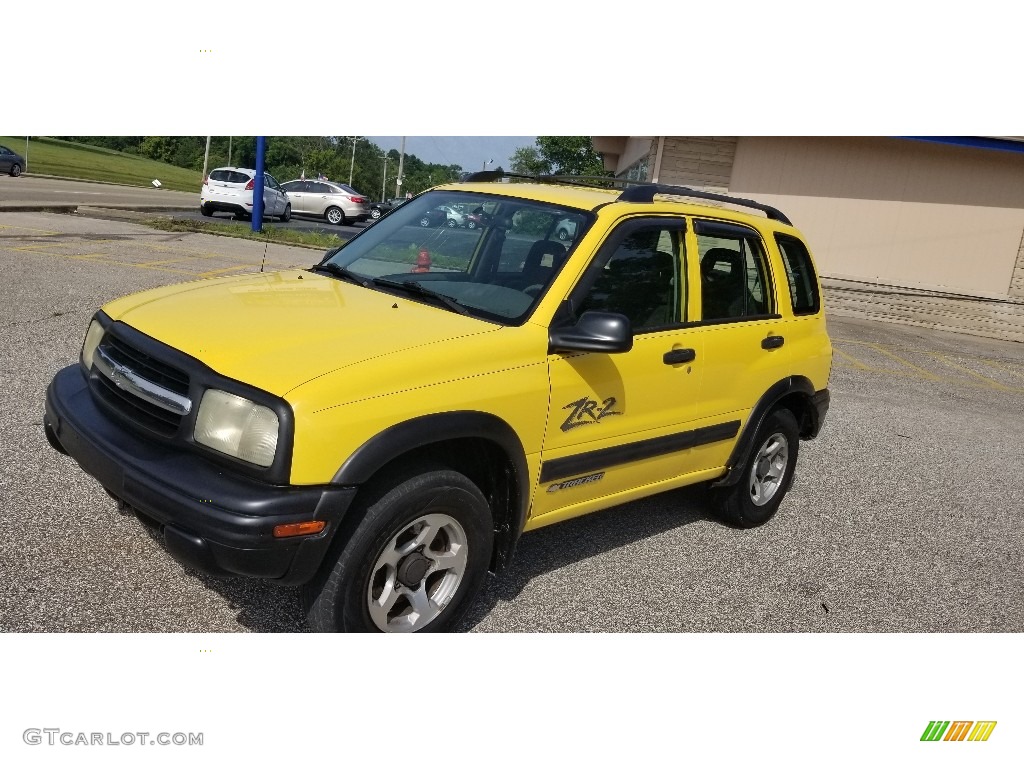 2003 Tracker ZR2 4WD Hard Top - Yellow / Medium Gray photo #17