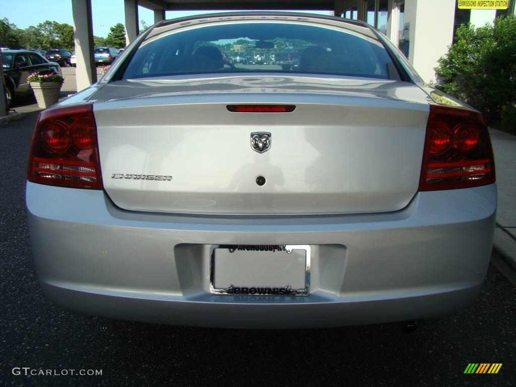 2007 Charger  - Bright Silver Metallic / Dark Slate Gray/Light Graystone photo #6