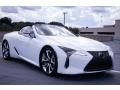 Ultra White 2021 Lexus LC 500 Convertible Exterior