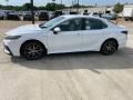 Super White 2021 Toyota Camry SE Hybrid