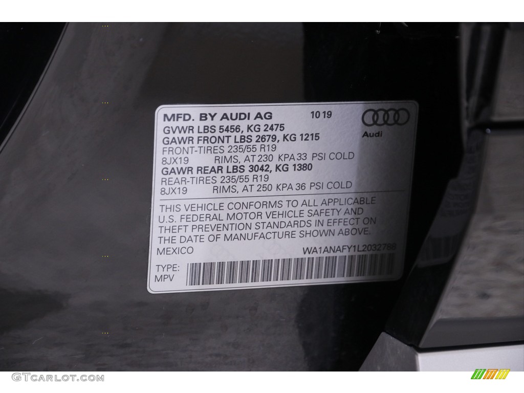 2020 Q5 Premium quattro - Brilliant Black / Black photo #21