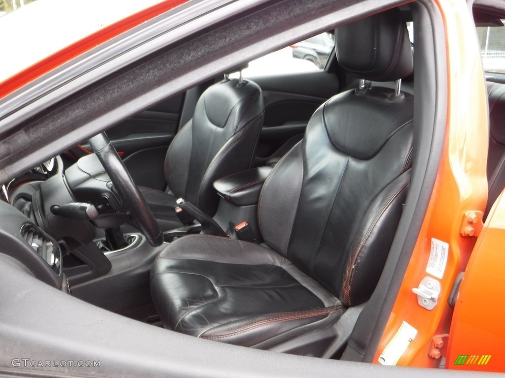 2015 Dart GT - Vitamin C / Black/Ruby Red Accent Stitching photo #19