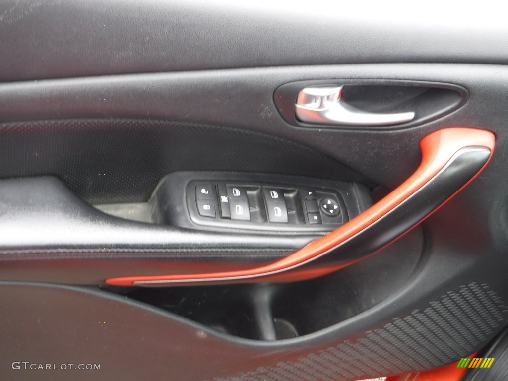 2015 Dart GT - Vitamin C / Black/Ruby Red Accent Stitching photo #21