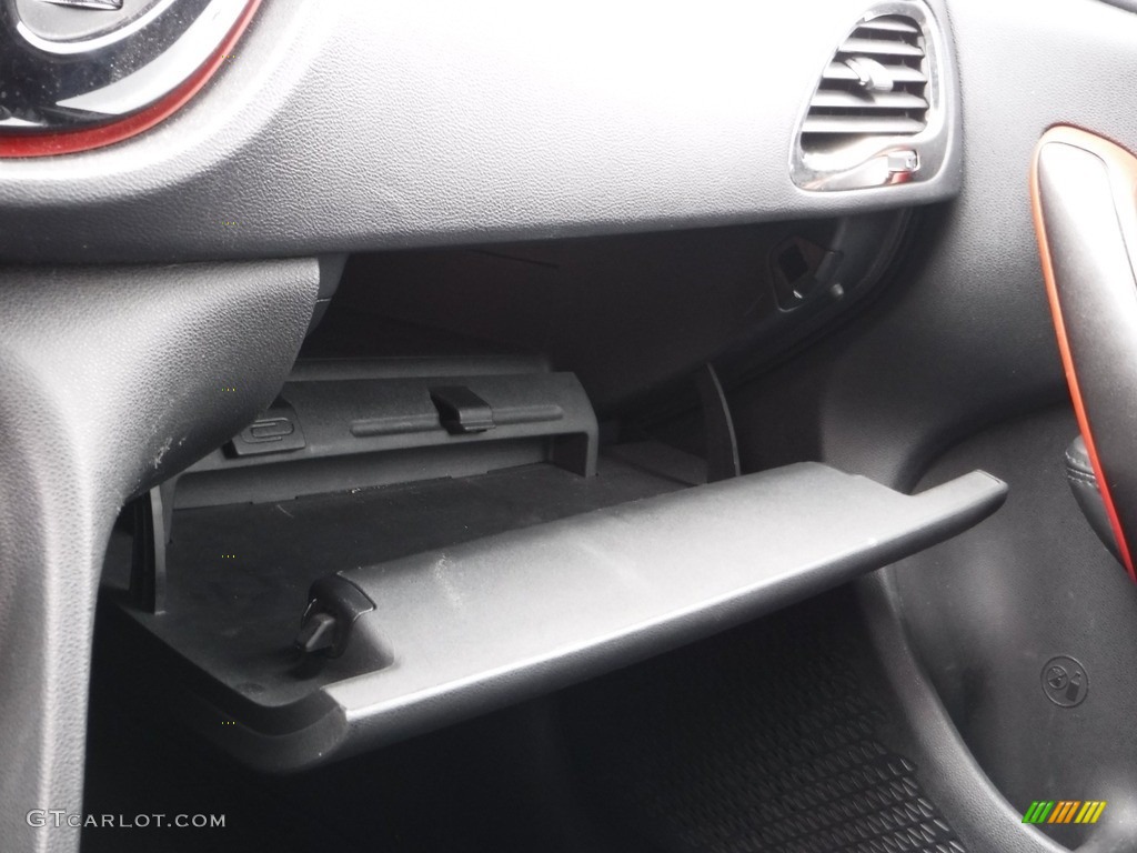 2015 Dart GT - Vitamin C / Black/Ruby Red Accent Stitching photo #23