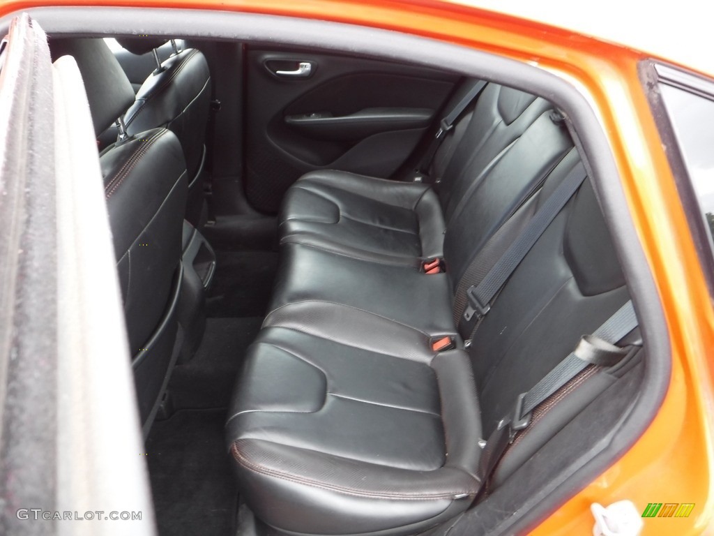 2015 Dart GT - Vitamin C / Black/Ruby Red Accent Stitching photo #24