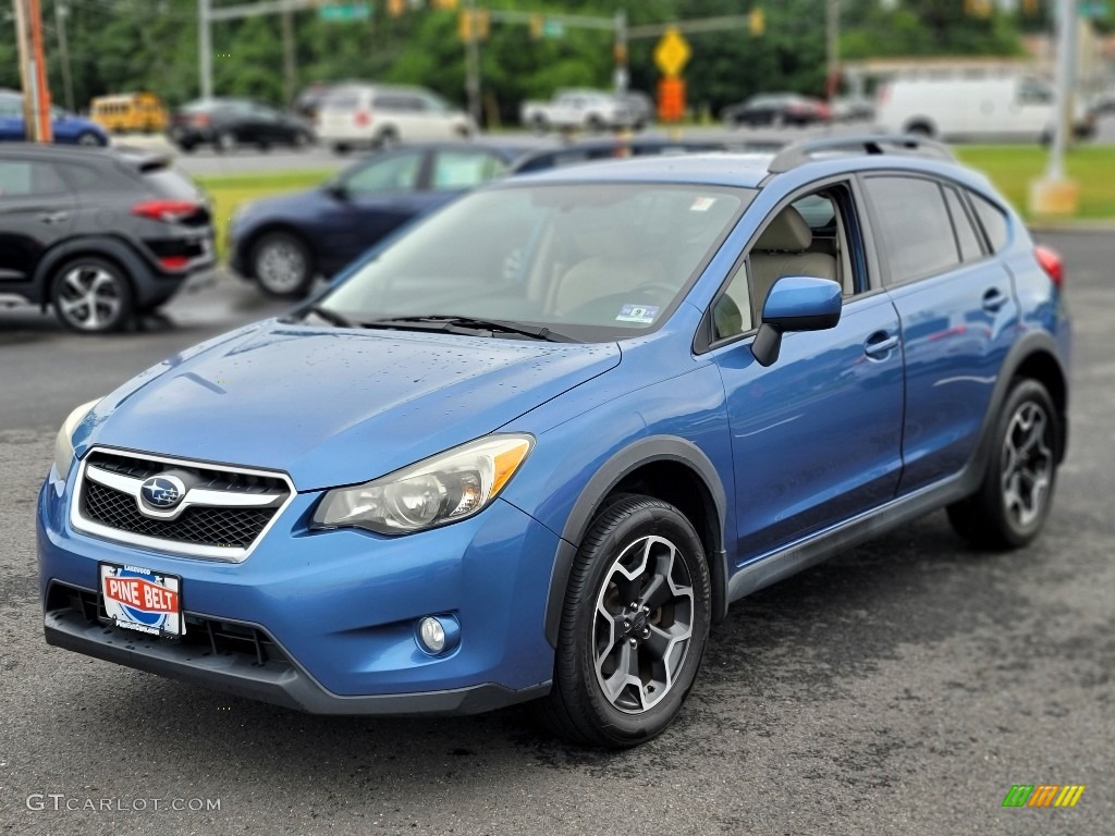 2014 XV Crosstrek 2.0i Limited - Quartz Blue Pearl / Ivory photo #1