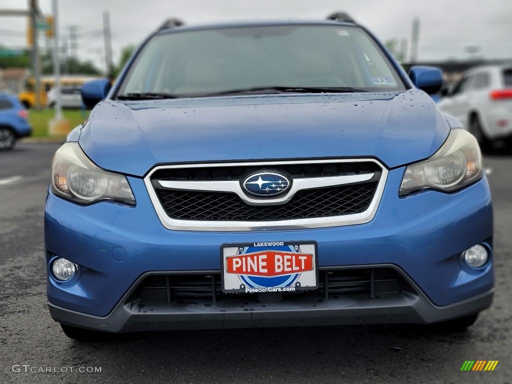 2014 XV Crosstrek 2.0i Limited - Quartz Blue Pearl / Ivory photo #14