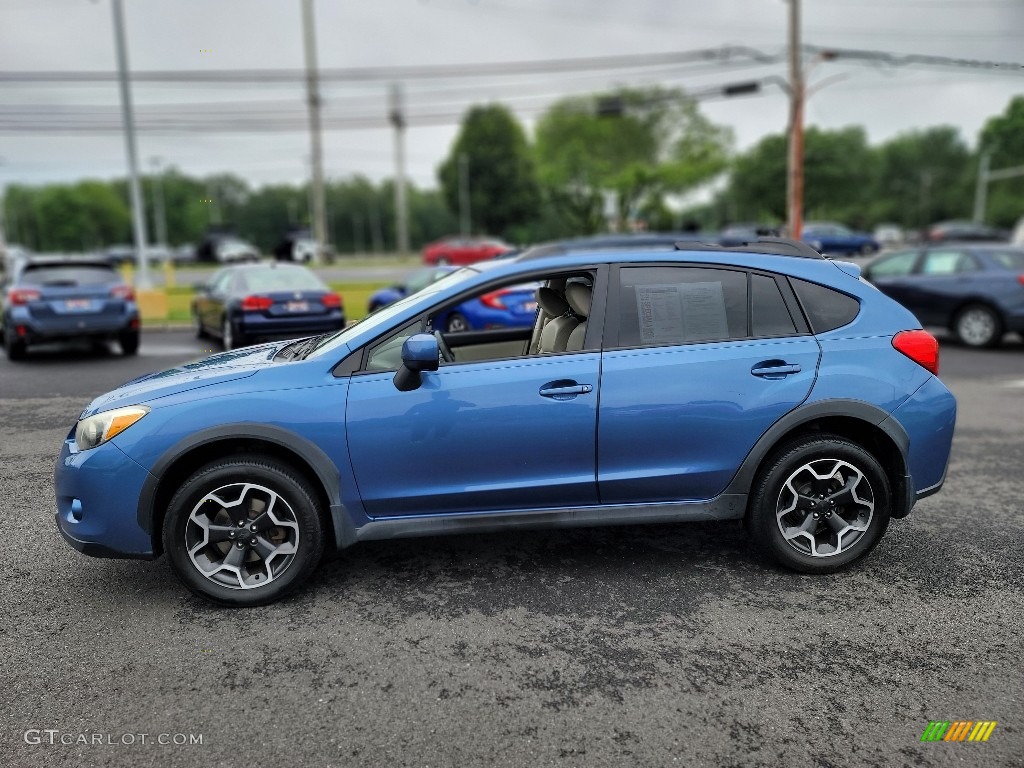 2014 XV Crosstrek 2.0i Limited - Quartz Blue Pearl / Ivory photo #16