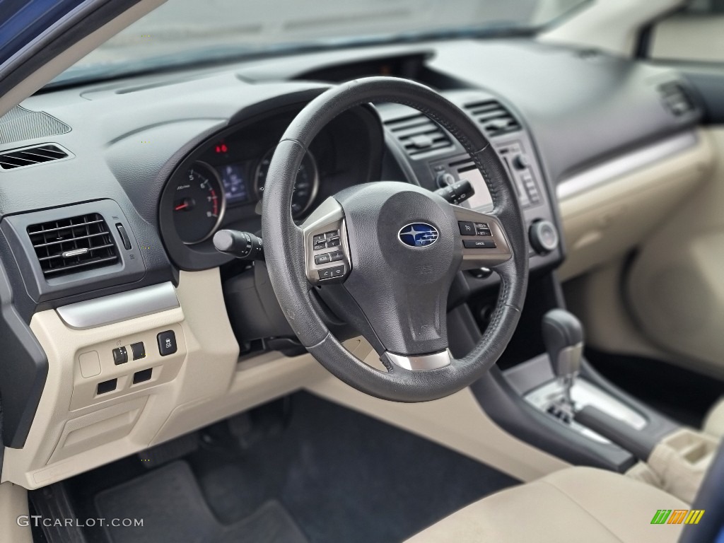 2014 XV Crosstrek 2.0i Limited - Quartz Blue Pearl / Ivory photo #34