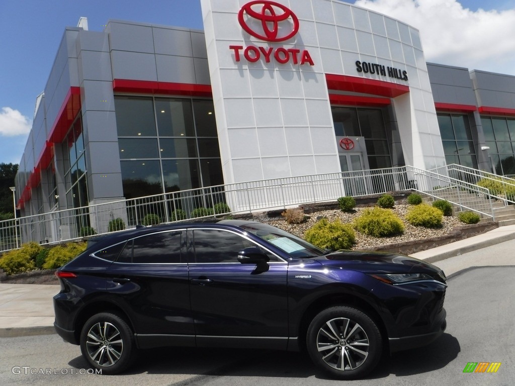 2021 Venza Hybrid LE AWD - Blueprint / Boulder photo #2