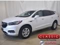 White Frost Tricoat 2018 Buick Enclave Essence AWD