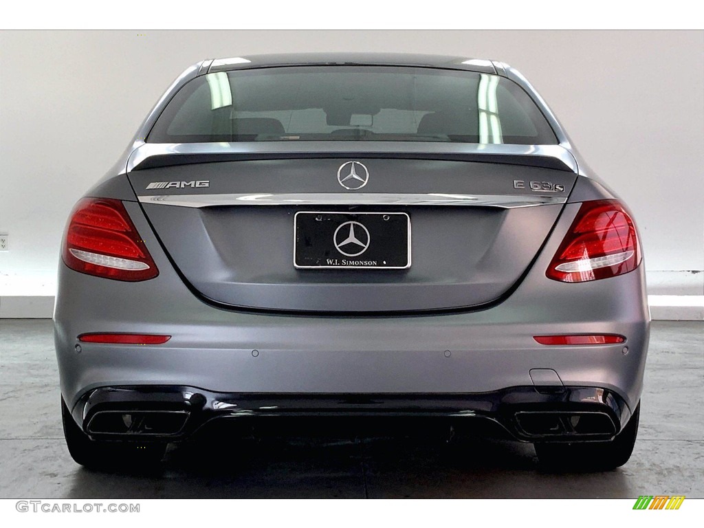 2019 E AMG 63 S 4Matic Sedan - designo Selenite Grey Magno (Matte) / Nut Brown/Black photo #3