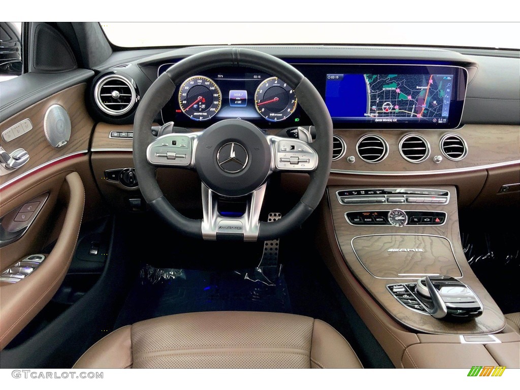 2019 E AMG 63 S 4Matic Sedan - designo Selenite Grey Magno (Matte) / Nut Brown/Black photo #4