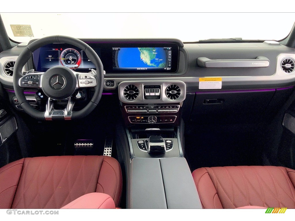 2021 G 63 AMG - G manufaktur Moonlight White Magno (Matte) / Bengal Red photo #6