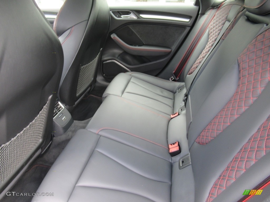 2020 Audi RS 3 quattro Sedan Rear Seat Photo #142379410