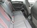 2020 Audi RS 3 Black w/Red Stitching Interior Rear Seat Photo