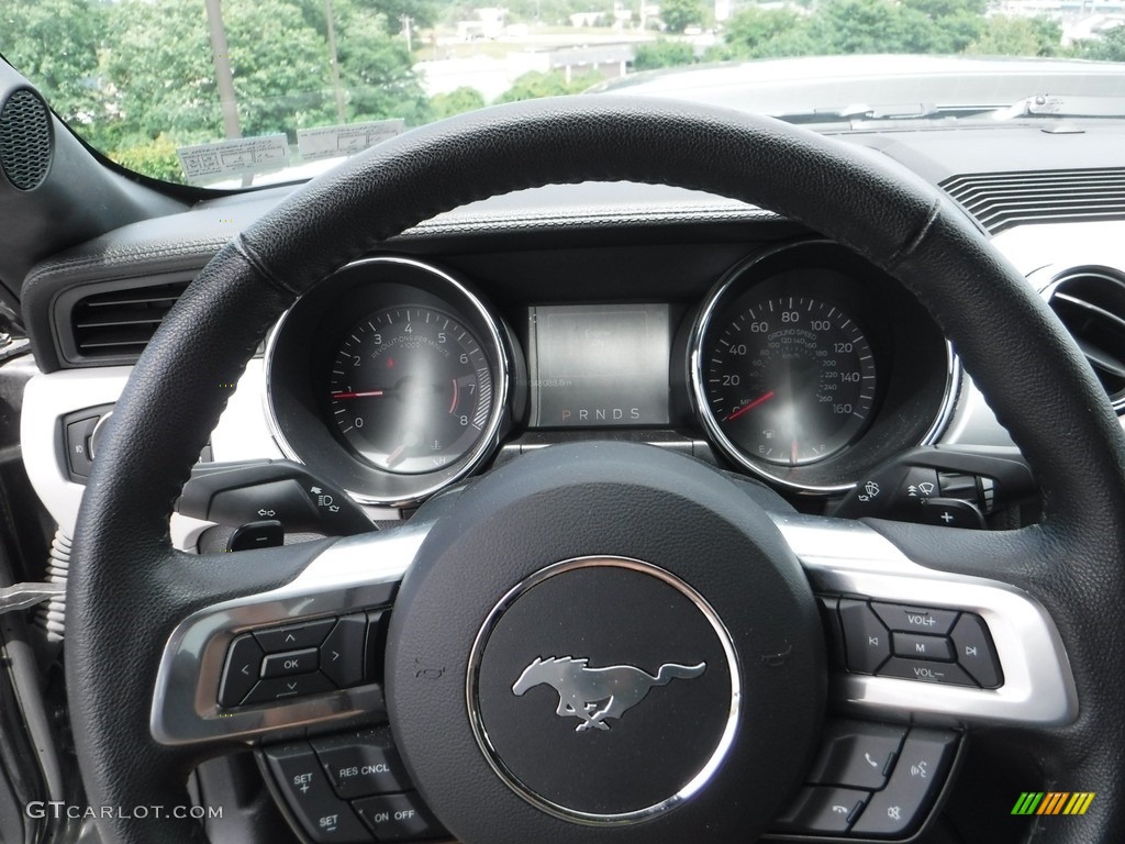 2016 Mustang EcoBoost Premium Coupe - Magnetic Metallic / Ebony photo #11