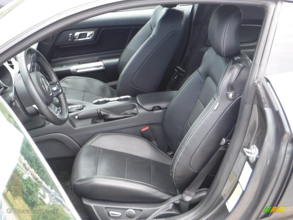 2016 Mustang EcoBoost Premium Coupe - Magnetic Metallic / Ebony photo #12