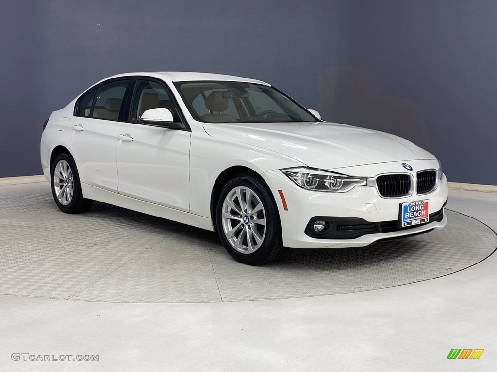 2018 3 Series 320i xDrive Sedan - Alpine White / Venetian Beige photo #37