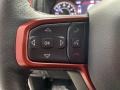 Red/Black 2020 Ram 1500 Rebel Crew Cab 4x4 Steering Wheel