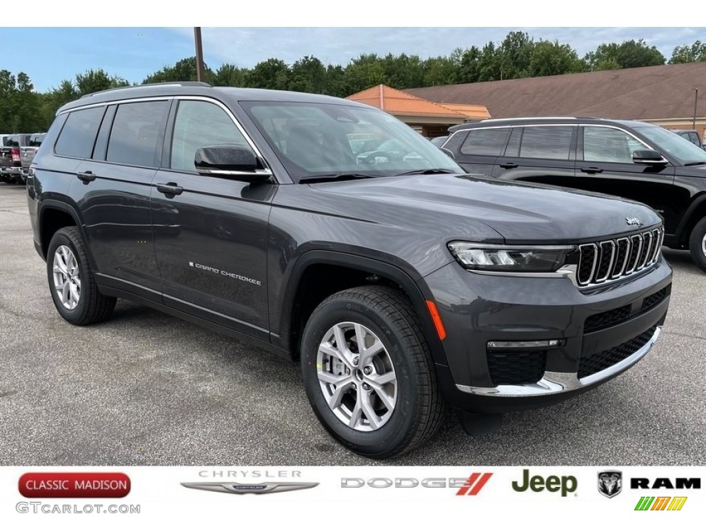 2021 Grand Cherokee L Limited 4x4 - Granite Crystal Metallic / Black photo #1