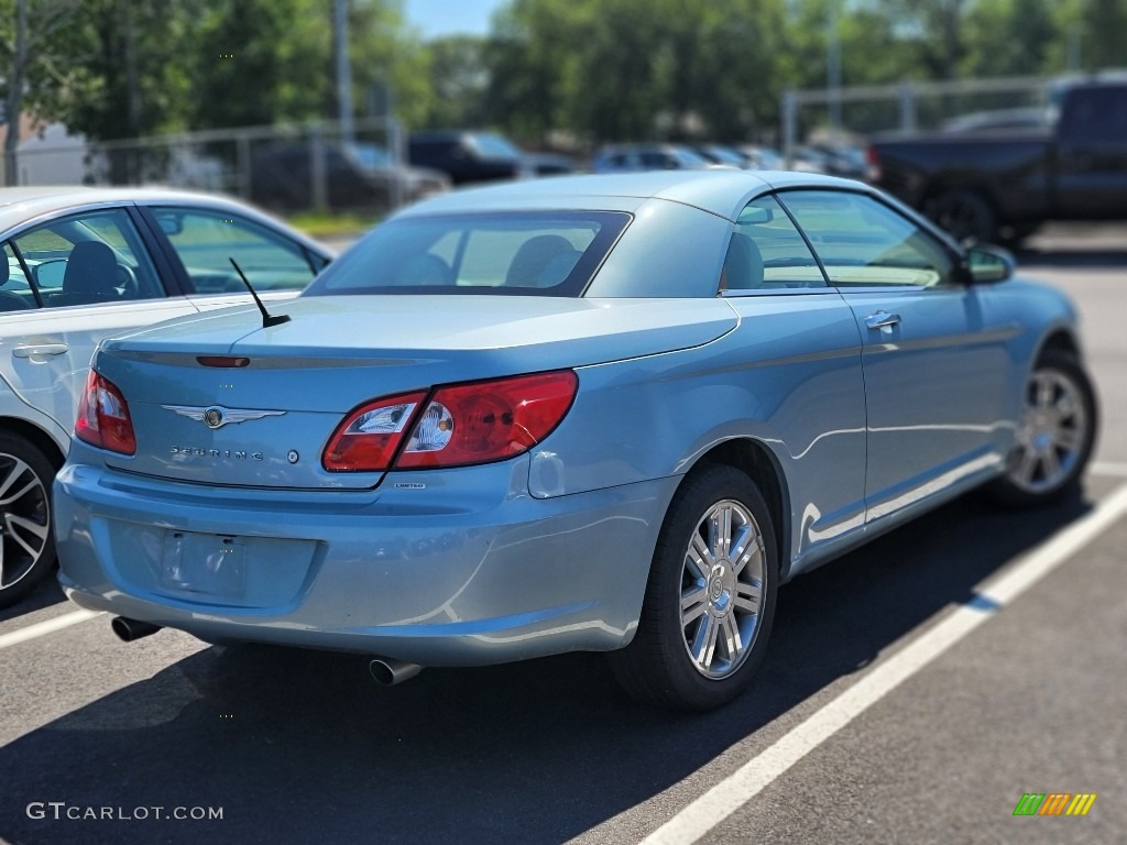 2008 Sebring Limited Convertible - Clearwater Blue Pearl / Medium Pebble Beige/Cream photo #3