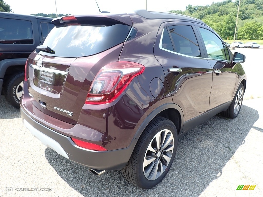 2017 Encore Essence AWD - Black Cherry Metallic / Brandy photo #6