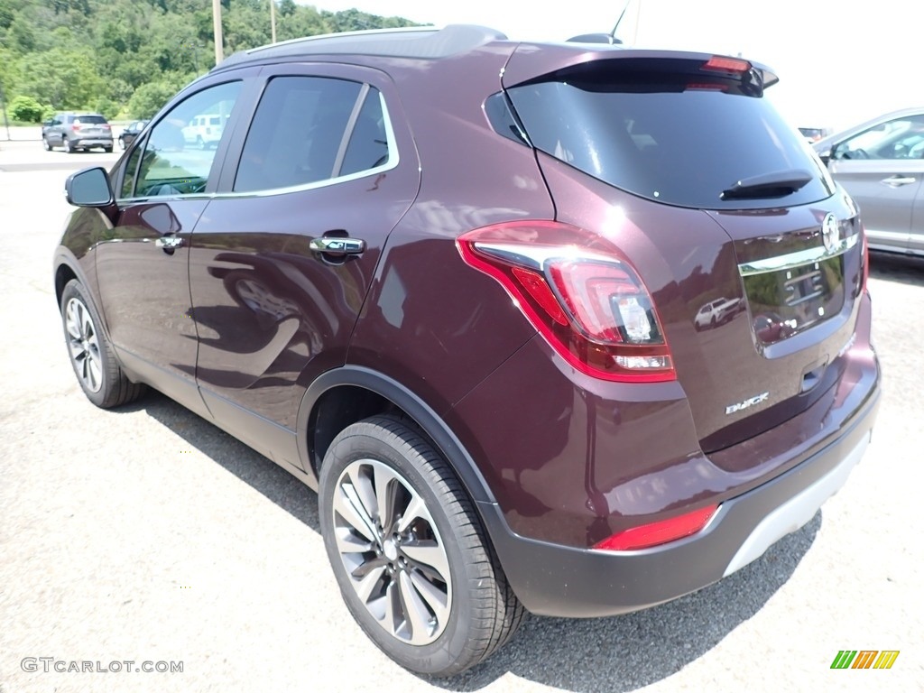 2017 Encore Essence AWD - Black Cherry Metallic / Brandy photo #8