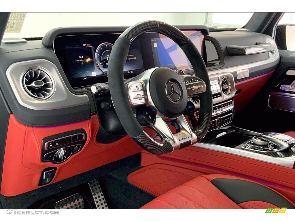 2021 G 63 AMG - Obsidian Black Metallic / Classic Red/Black photo #4