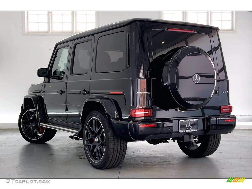 2021 G 63 AMG - Obsidian Black Metallic / Classic Red/Black photo #2