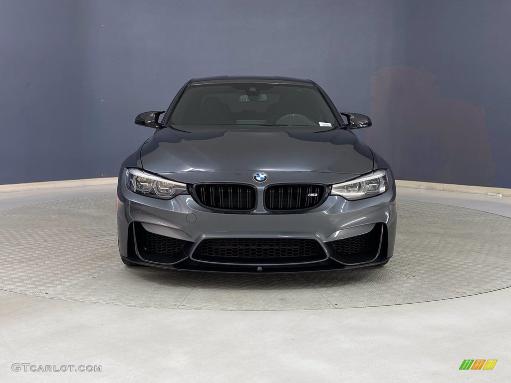 2018 M3 Sedan - Mineral Grey Metallic / Black photo #2