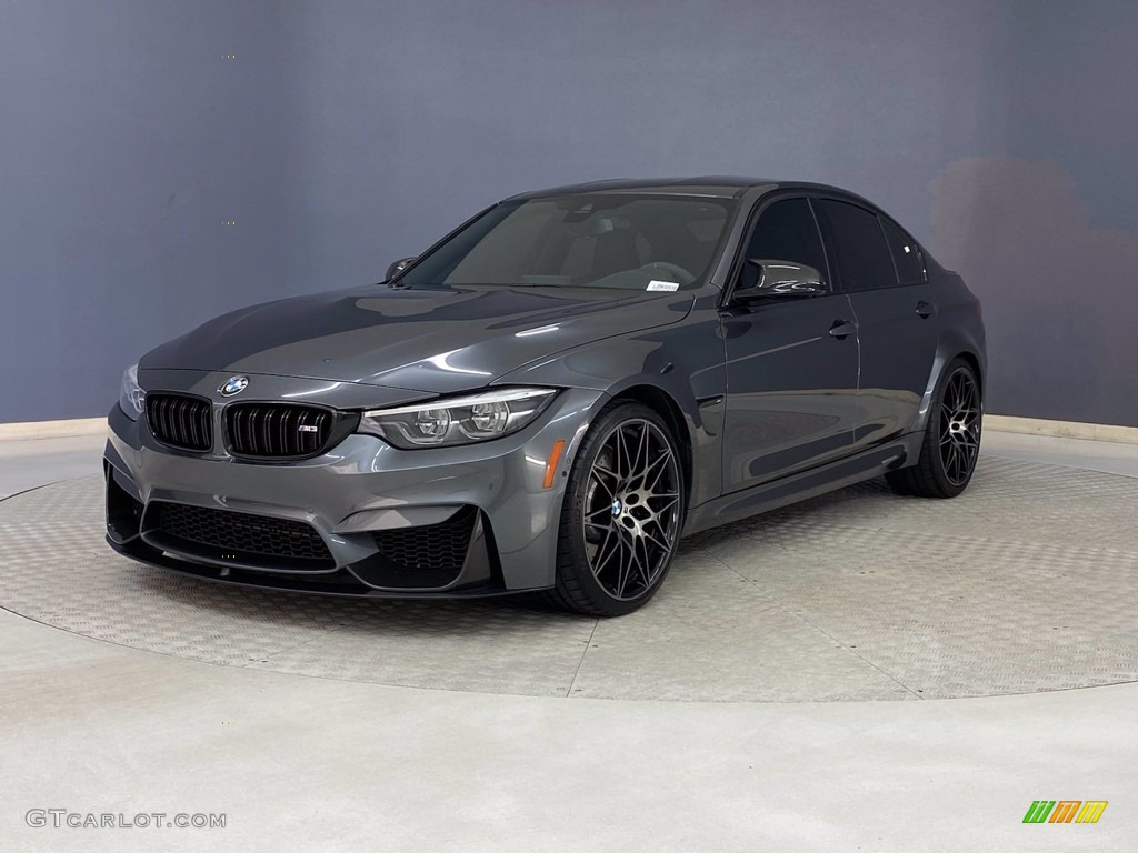 2018 M3 Sedan - Mineral Grey Metallic / Black photo #3