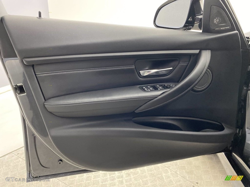 2018 BMW M3 Sedan Black Door Panel Photo #142385505